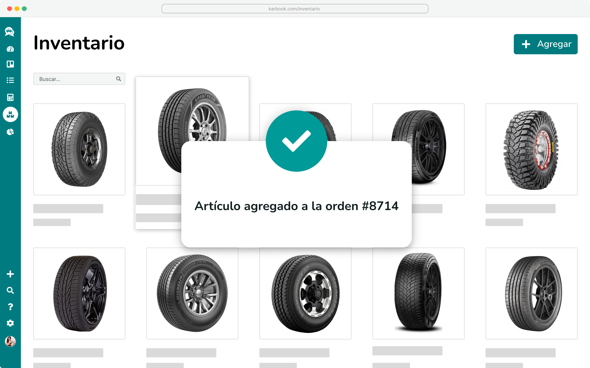 Karbook: Inventario